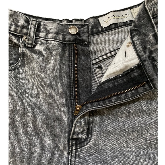 Y2K Lawman Acid Wash High Waist Mom Jeans Size 9 - Picture 6 of 9